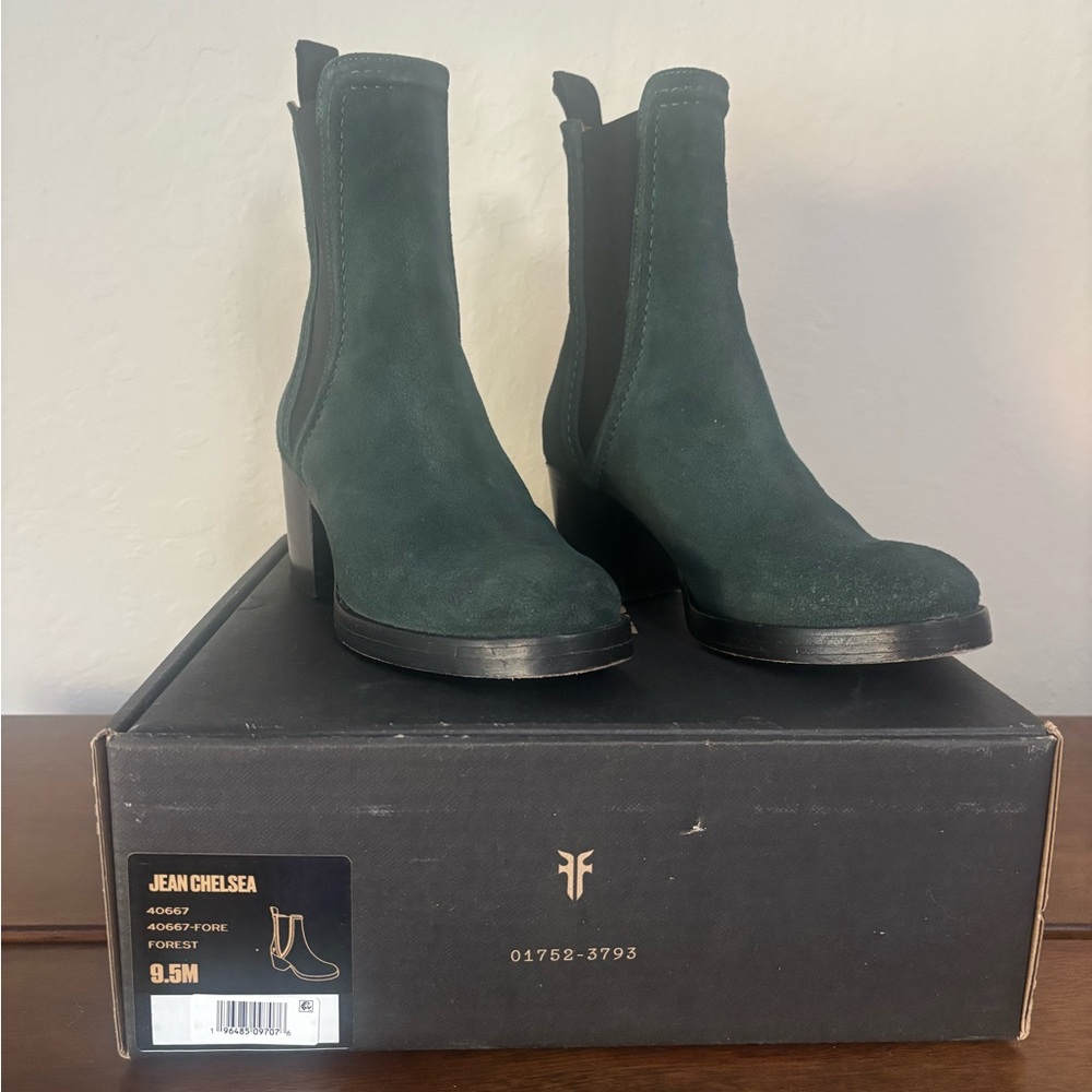 Frye Jean Chelsea Forest Ankle Boots